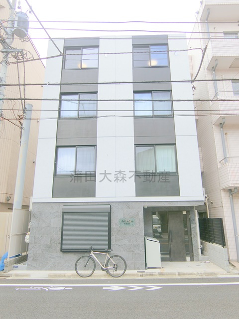 ラフィスタ鵜の木の外観|2024年3月築　RC鉄筋コンクリート造地上4階建て総戸数7戸の人気賃貸
東京都大田区鵜の木3丁目　東急多摩川線鵜の木駅徒歩6分、東急池上線久が原駅徒歩10分