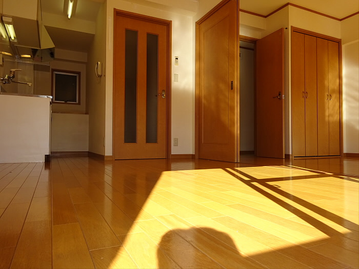 マツダマンションの居間・リビング|ゆったり過ごせる居間です