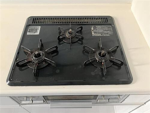 リムテラス東高円寺のキッチン|3口ガスコンロ（内装前）