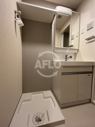 ファーストフィオーレ北大阪リアンの独立洗面台|ファーストフィオーレ北大阪リアン　洗面台