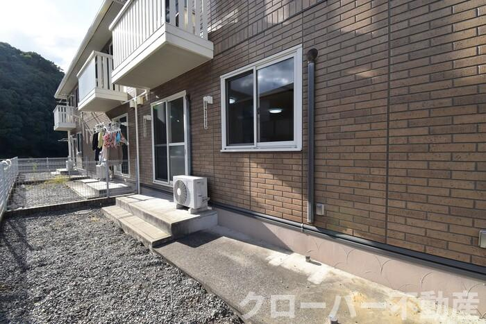 サンハイツ大麻Ｂの庭|専用庭