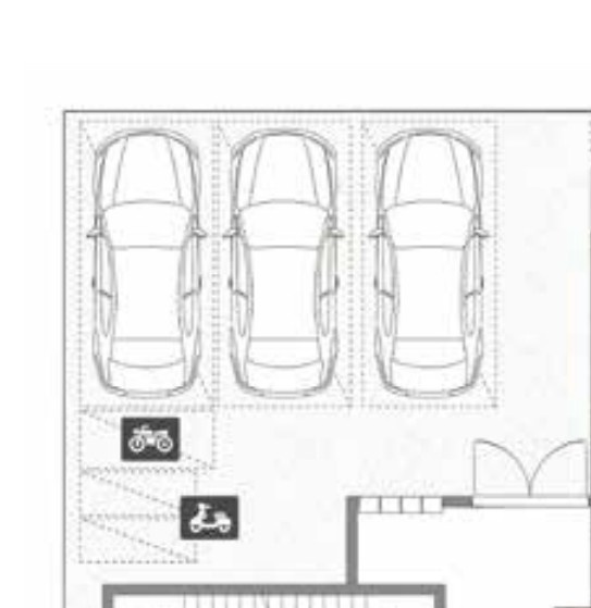 AILE放出（仮称）の駐車場