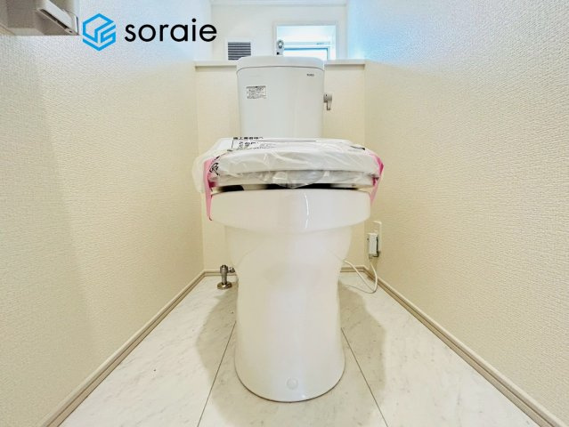 所沢市下富　新築戸建のトイレ|2/24　撮影