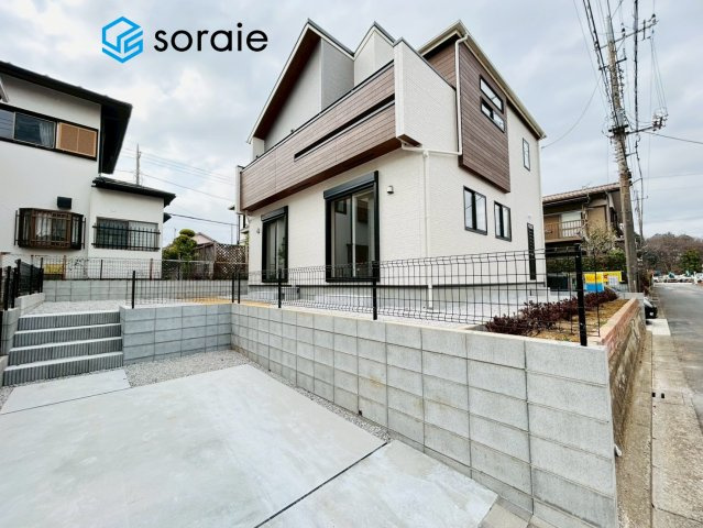 所沢市下富　新築戸建の外観|2/24　撮影
