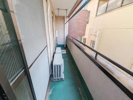 美和ハイツのバルコニー