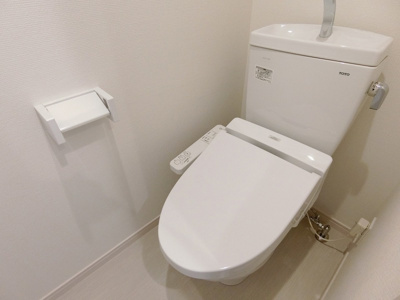 【トイレ】 | リブリ・クワイア東坂下 | ゆったりとした空間のトイレです