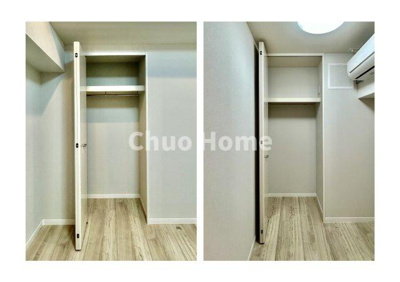 【収納】 | ビアン御徒町 | 居室にはクローゼットを完備し、自由度の高い家具の配置が叶うシンプルな空間です。お子様の成長と必要になる子供部屋を与えるにはぴったりの間取りですね。