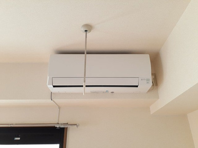 【設備】 | パレ・ニューみやの | エアコン・室内物干し
