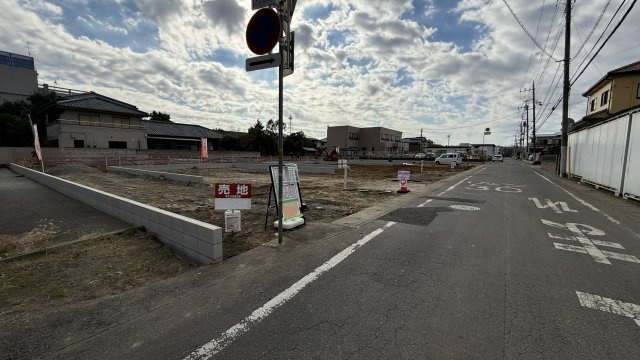 土浦市生田町第4　新築戸建の前面道路含む現地写真|建築の進捗に応じて見学も可能です。現地で暮らしのイメージを膨らませてください。