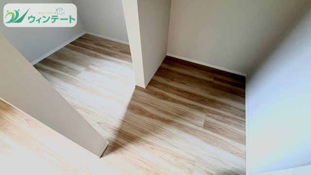 つくば市栗原1期　新築戸建の収納|ウォークインクローゼットがあることで、生活空間がすっきり。整理整頓しやすい収納スペースです。