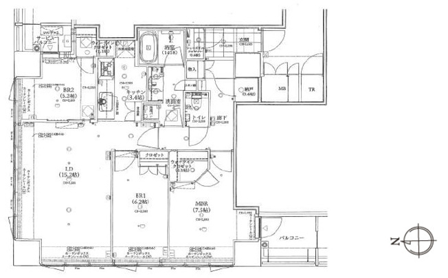 【間取り】 | グレースタワーⅢ