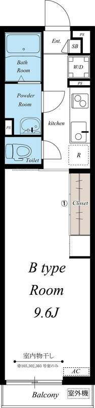 リブリ・Hasudaの間取り