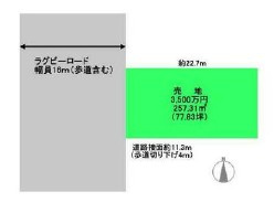 【土地図】 | 熊谷市中央2丁目　3500万　土地