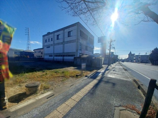 【前面道路含む現地写真】 | 熊谷市中央2丁目　3500万　土地