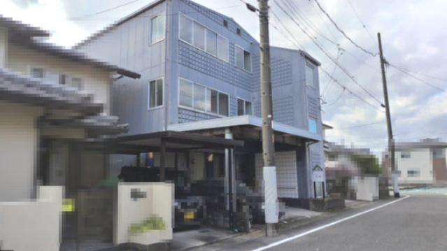 ６６２７６　岐阜市近島店舗付きアパートの外観