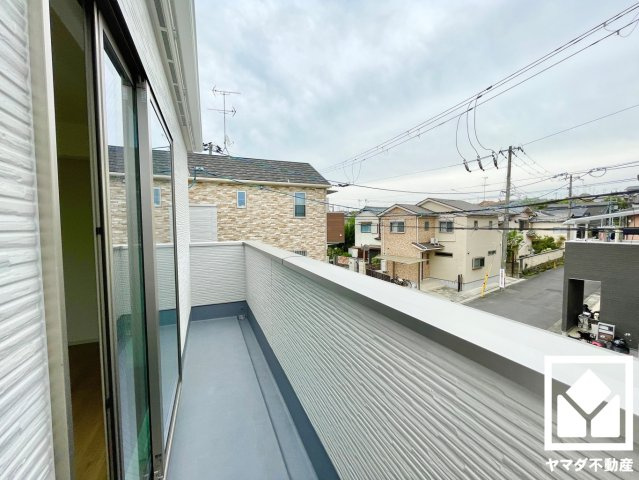 宇治市広野町丸山　１期のバルコニー