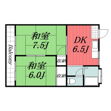 【間取り】 | 第三コーポ長門
