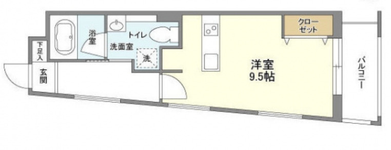 Gran Duo三軒茶屋Ⅳ　礼金0　ペット相談　最上階の間取り