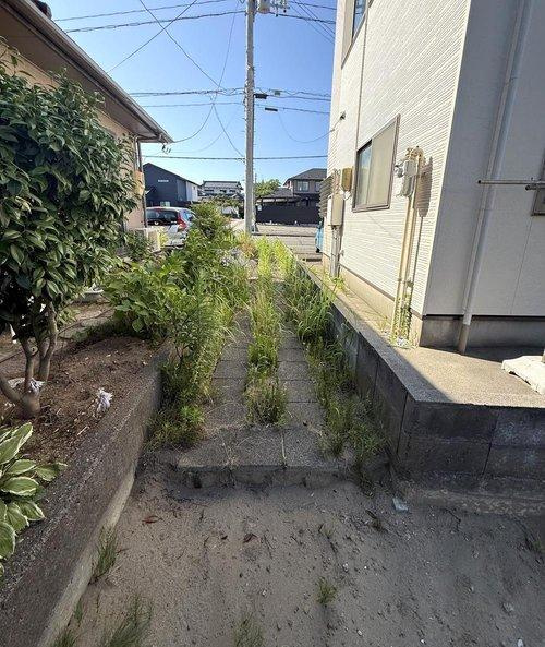 新潟市西区寺尾東3丁目の土地図|通路部分