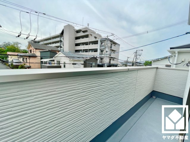 宇治市広野町丸山　１期のバルコニー