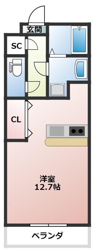 モンプリエールの間取り