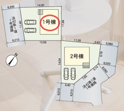 【区画図】 | クレイドルガーデン甲賀市甲南町葛木第１ | 区画図