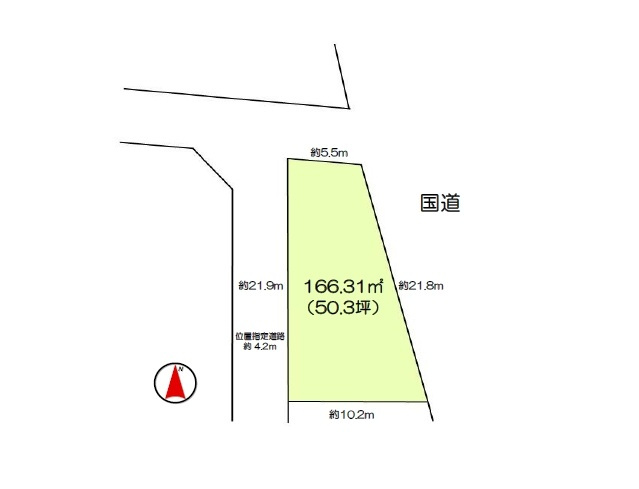 【土地図】 | 日高市高萩　全１区画 | 全１区画