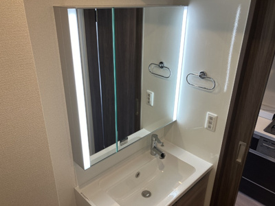 【洗面所】 | D-Sereno仙波町 | 忙しい朝には欠かせない洗面所です
