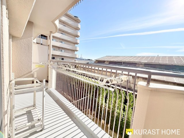 塔南セントラルハイツ　2階のバルコニー