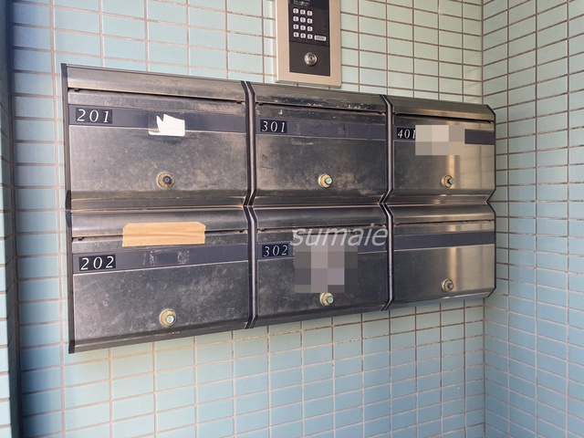 メゾンベールのその他共用部分|プライバシーに配慮したメールボックス。