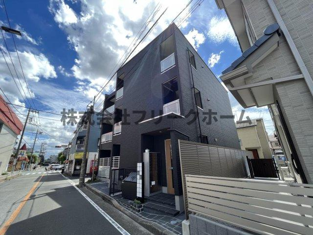 三鷹市深大寺２丁目のアパートの外観