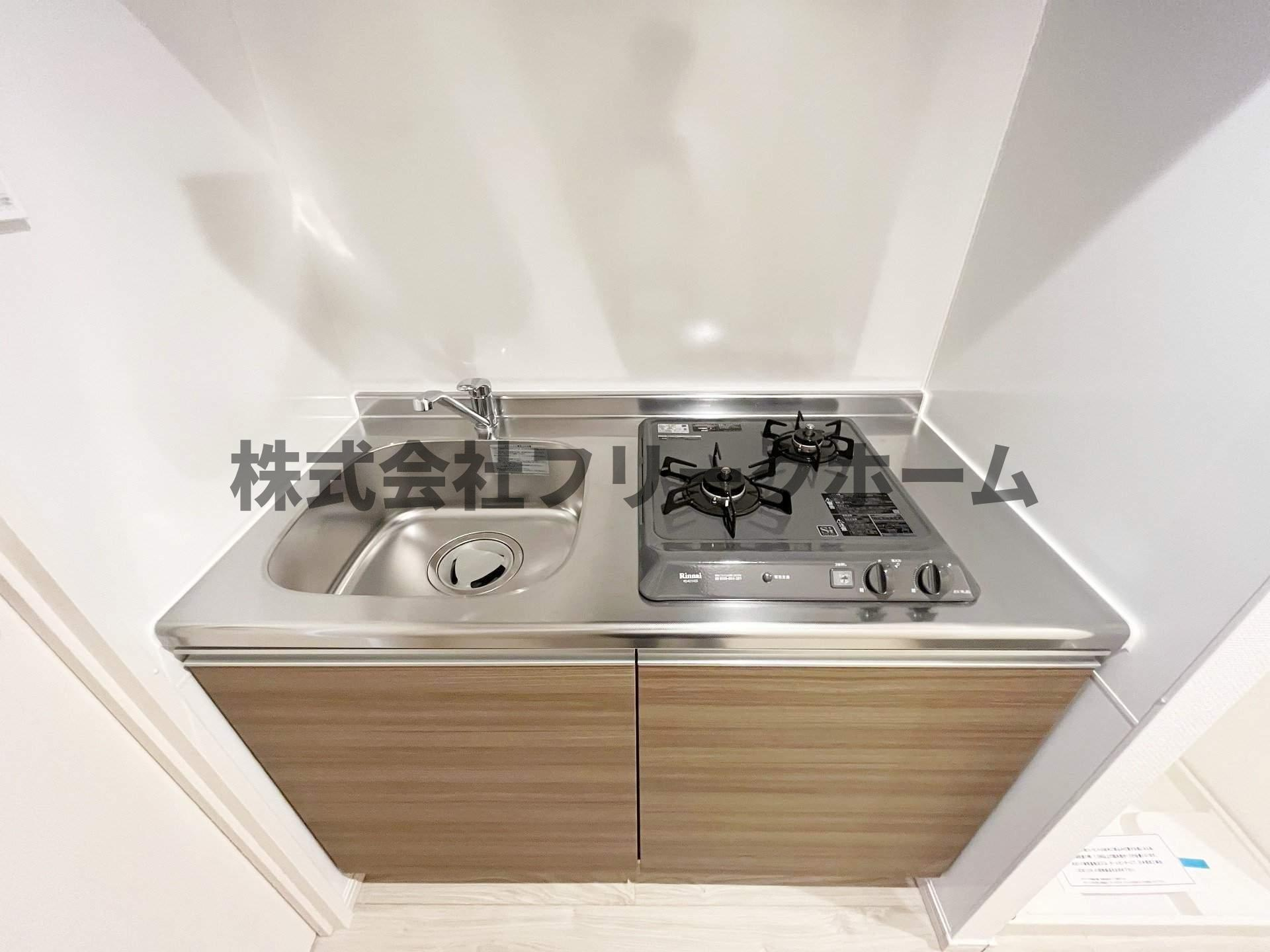 三鷹市深大寺２丁目のアパートのキッチン