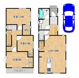 【間取り】 | 池浦町５丁目　新築一戸建