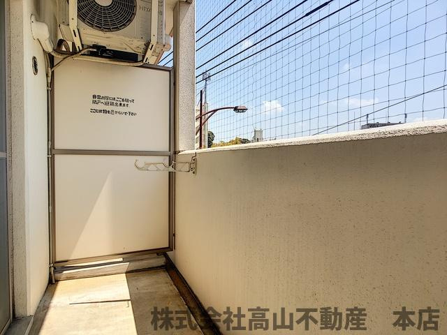 アスパラ倶楽部のバルコニー