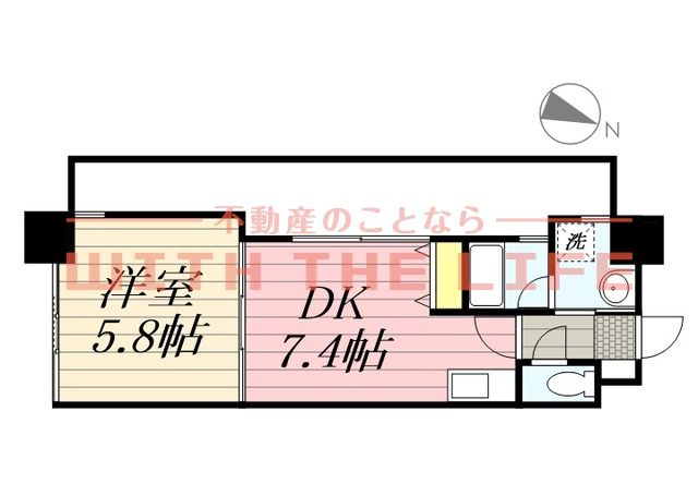 リード中央町【10,000円キャッシュバック対象物件】の間取り
