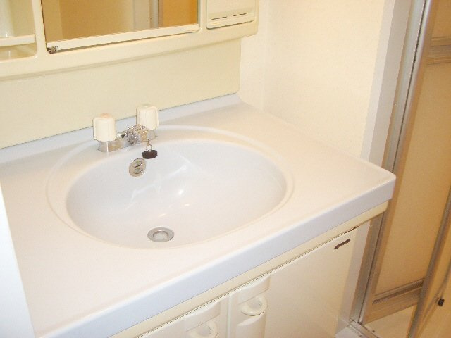 フジ・ヴェール法蓮寺山の洗面所|明るい洗面所です