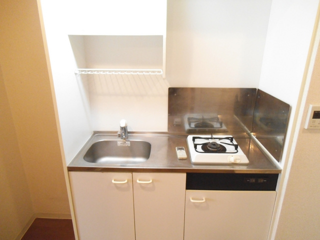 ノーザンハウスのキッチン|1口ガスコンロ完備☆