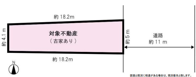 大阪市天王寺区城南寺町の土地図