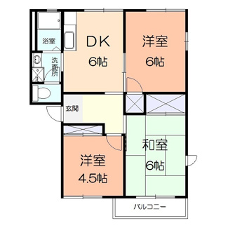 【間取り】 | 鈴木ハイツＢ