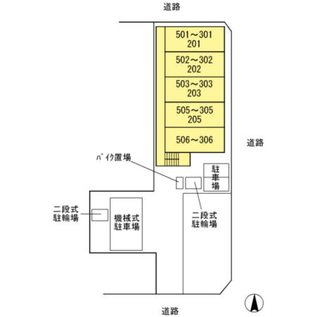 Numazu Nordの区画図