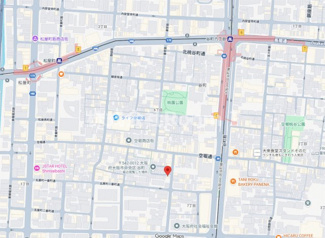 【地図】 | ザ・パークハビオ谷町六丁目テラス