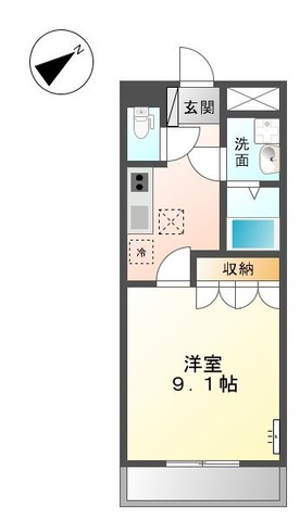 トランキーロの間取り|間取図