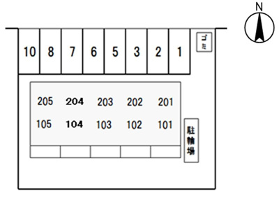 【区画図】 | ロンサール奥田