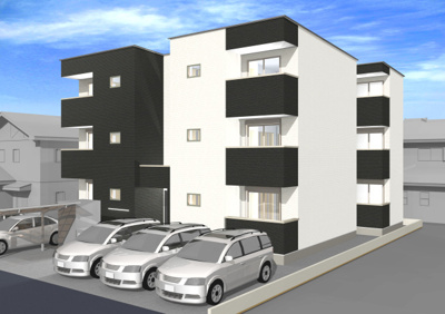 【外観パース】 | REGALEST 南高前