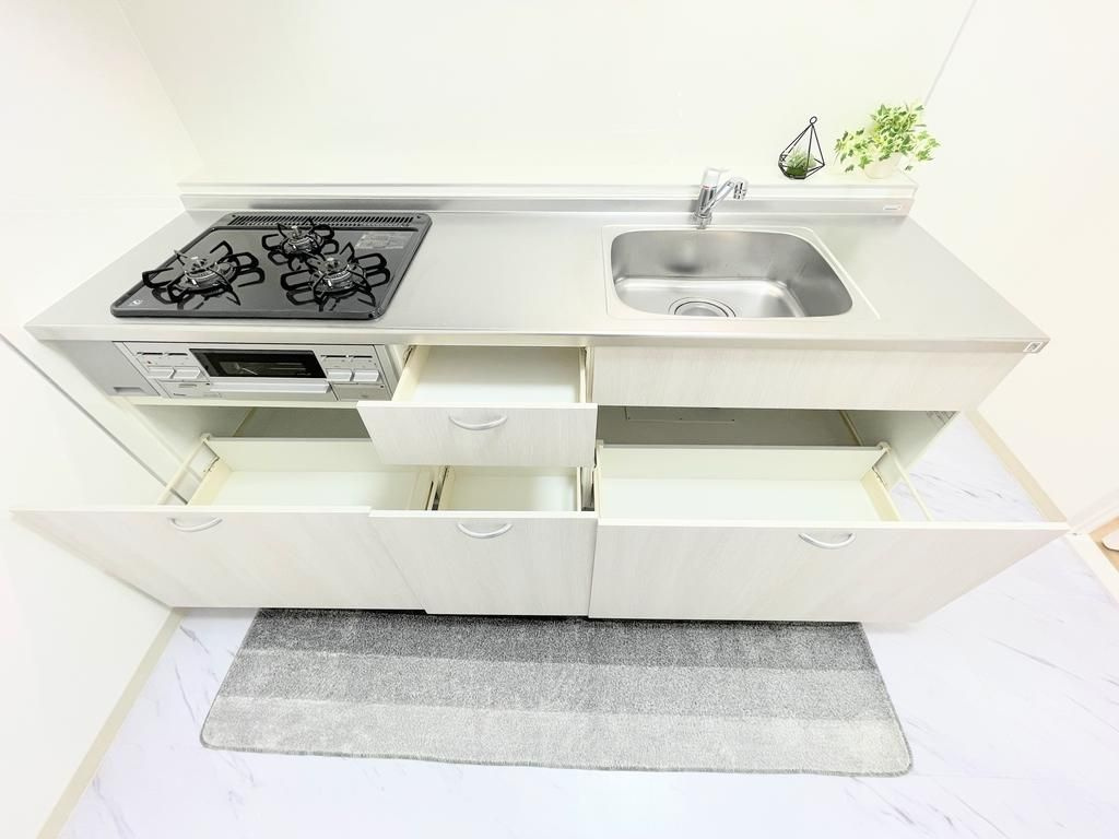 川越グリーンパークＭ－１号棟のキッチン