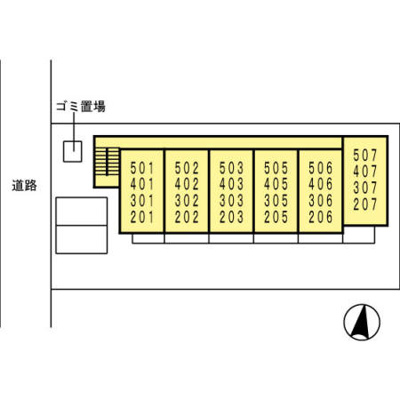 【区画図】 | カナンハイツ大元