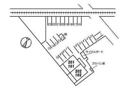 【区画図】 | シャーメゾン・メイホウ