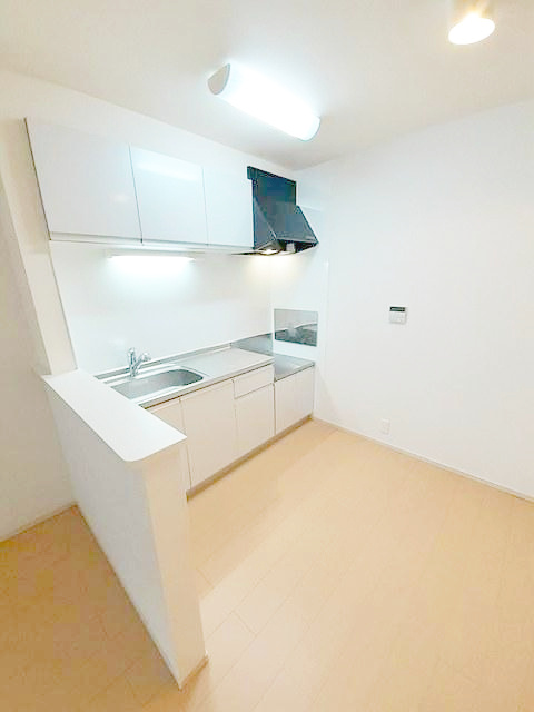 グラン　ミラージュのキッチン|ガスコンロ設置可のキッチンですよ(^^)/