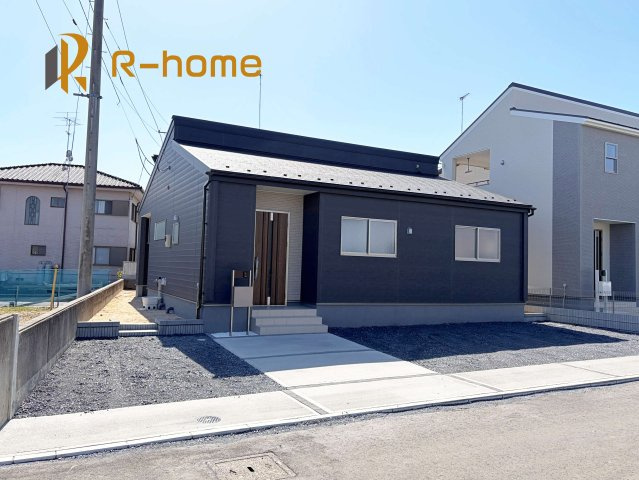 石岡市府中第1　新築戸建て　3号棟の外観|ご予約を頂ければ、『平日』はもちろん『早朝』や『夜間』もご見学可能です♪お気軽にお申し付けください♪