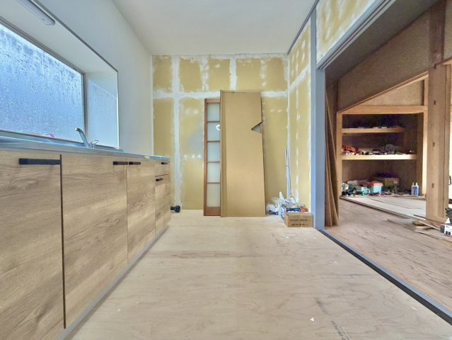 鉾田市梶山中古物件のキッチン